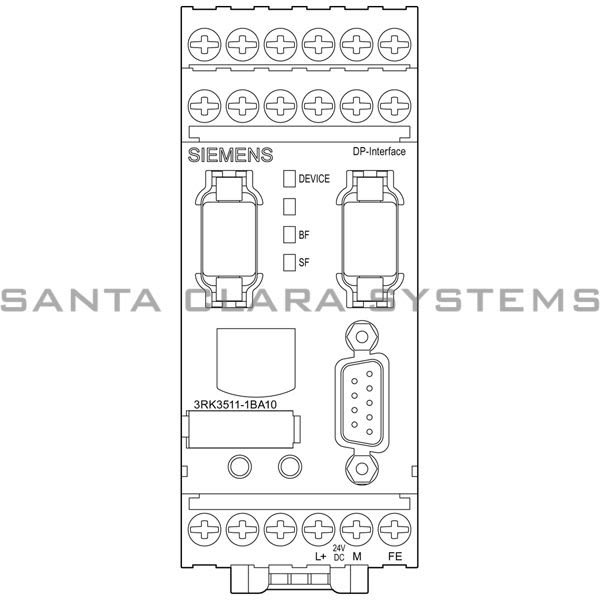 Siemens 3RK3511-1BA10 Safety Module | 3RK3511-1BA10 Product Image