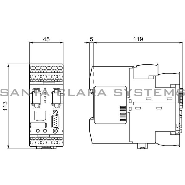 Siemens 3RK3511-2BA10 Safety Module | 3RK3511-2BA10 Product Image