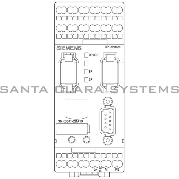 Siemens 3RK3511-2BA10 Safety Module | 3RK3511-2BA10 Product Image