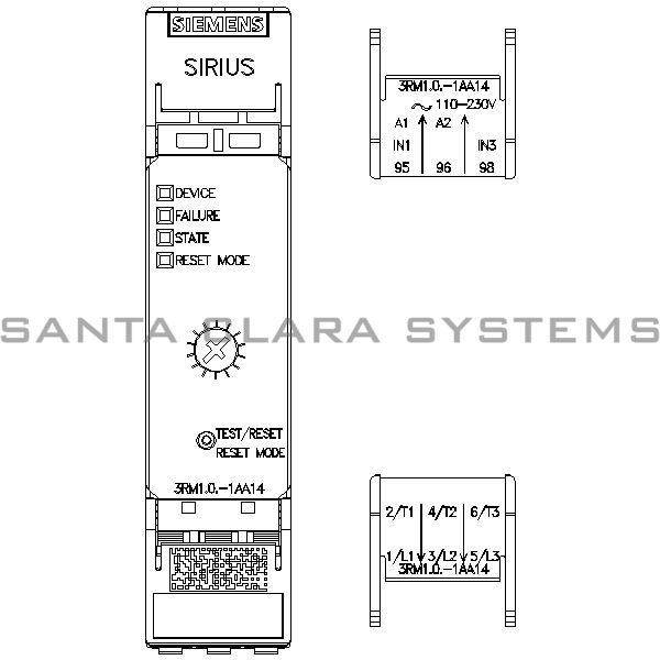 Siemens 3RM1 007-1AA14  Starter | 3RM1007-1AA14 Product Image