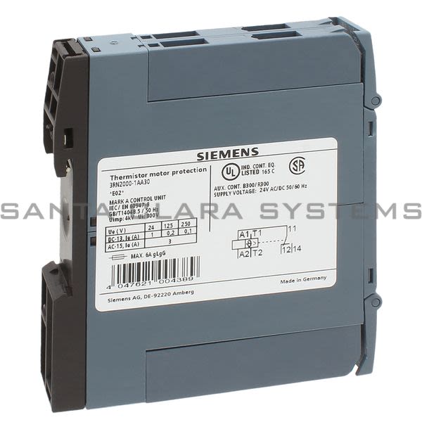 Siemens 3RN2000-1AA30 Thermistor Motor Protector | 3RN2000-1AA30 Product Image