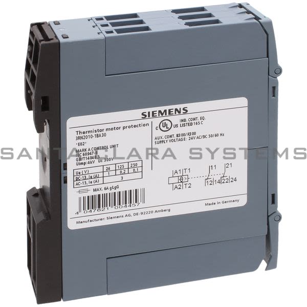 Siemens 3RN2010-1BA30 Motor Protector | 3RN2010-1BA30 Product Image