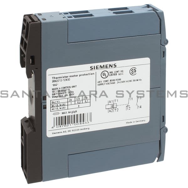 Siemens 3RN2010-1CW30 Motor Protection Relay | 3RN2010-1CW30 Product Image