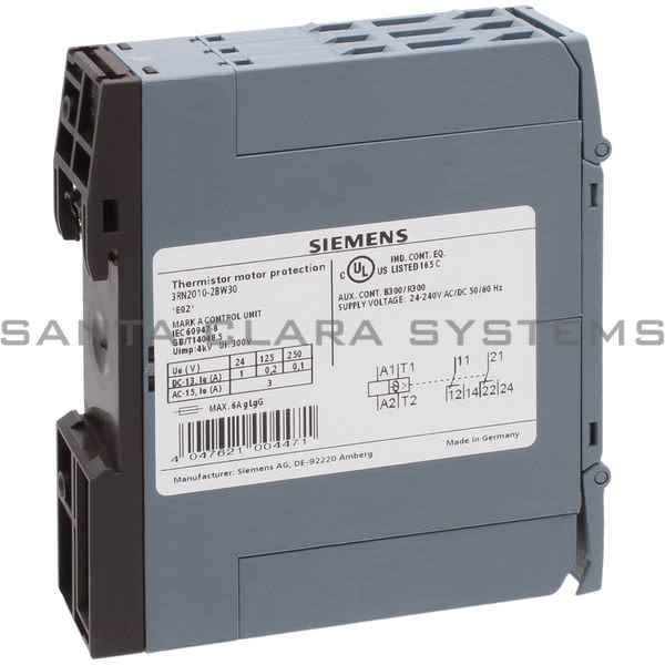 Siemens 3RN2010-2BW30 Motor Protector | 3RN2010-2BW30 Product Image