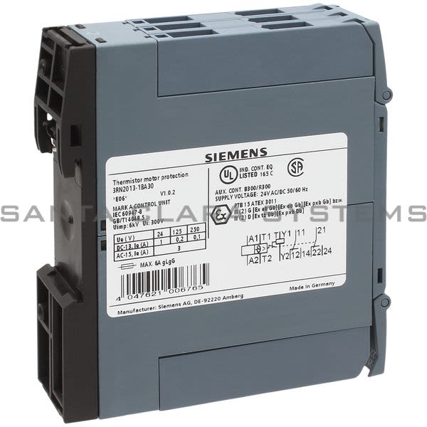 Siemens 3RN2013-1BA30 Motor Protector | 3RN2013-1BA30 Product Image