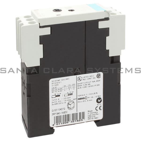 Siemens 3RP1540-1AB30 Time Relay Product Image