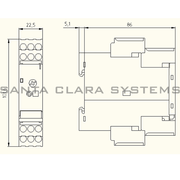 Siemens 3RP1540-1BJ31 Timing Relay | 3RP1540-1BJ31 Product Image