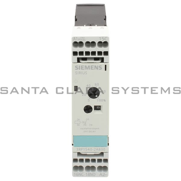 Siemens 3RP1540-2AB30 Time Relay Product Image