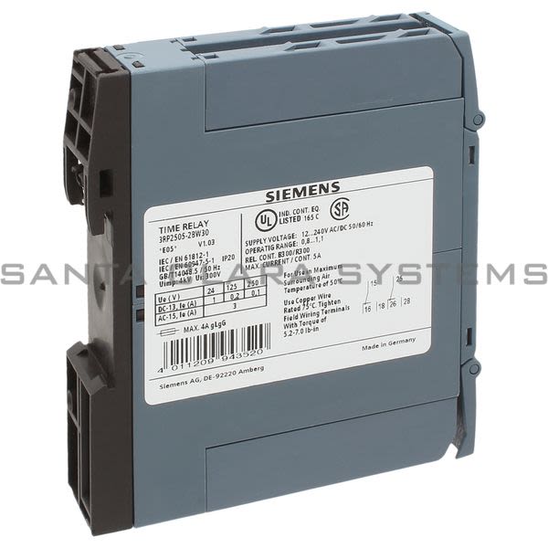 Siemens 3RP2505-2BW30 Timing Relay | 3RP2505-2BW30 Product Image