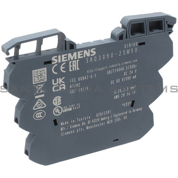 Siemens 3RQ3050-2SM50 Coupling Relay | 3RQ3050-2SM50 Product Image
