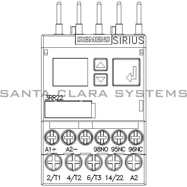 Siemens 3RR2241-1FA30 Monitoring Relay | 3RR2241-1FA30 Product Image