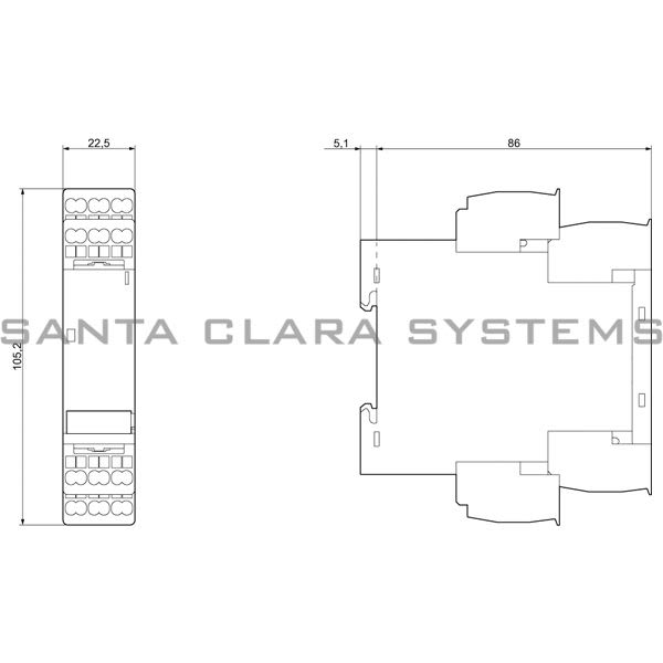 Siemens 3RS1 800-2HQ01  Coupling Relay | 3RS1800-2HQ01 Product Image