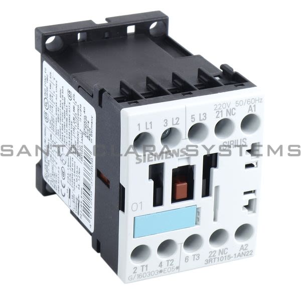 Siemens 3RT1015-1AN22 Contactor Product Image