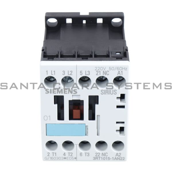 Siemens 3RT1015-1AN22 Contactor Product Image