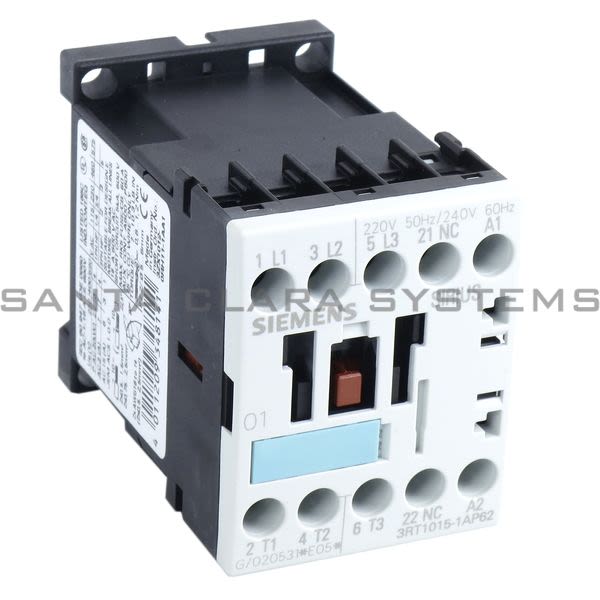 Siemens 3RT1015-1AP62 Contactor | Sirius | 3RT1015-1AP62 Product Image