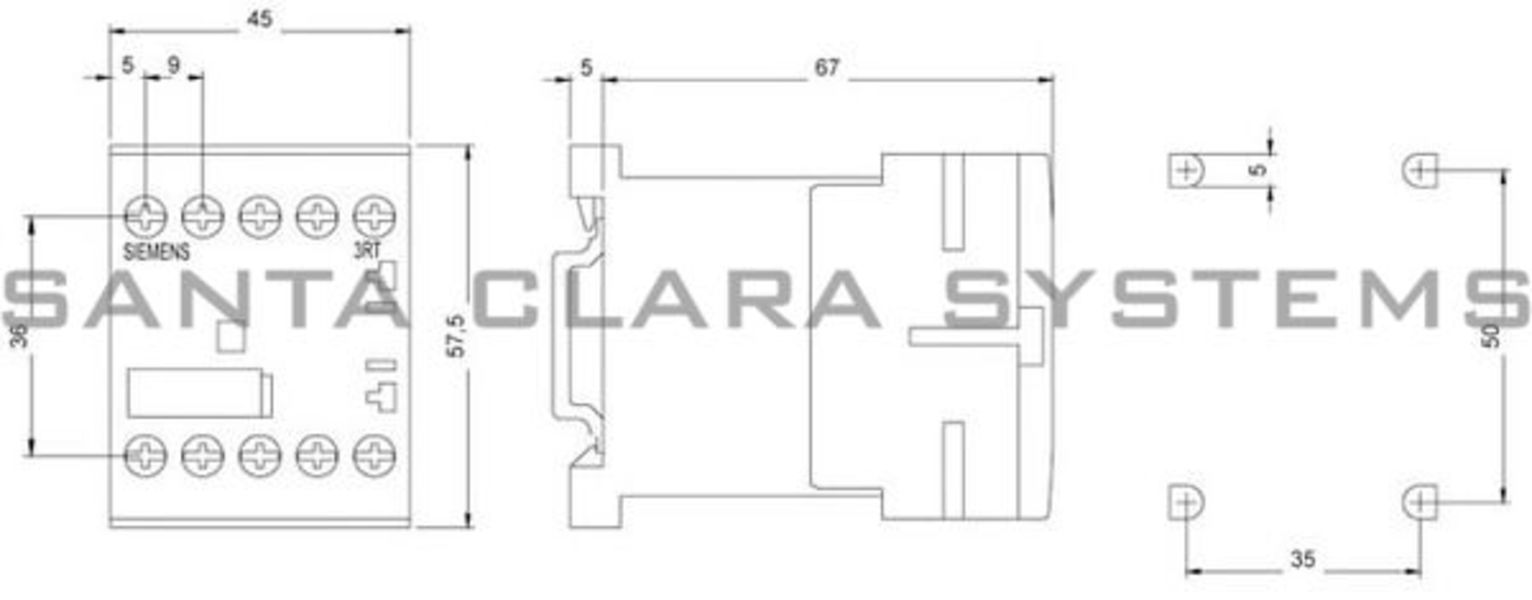 Siemens 3RT1015-1KB42 Contactor Product Image