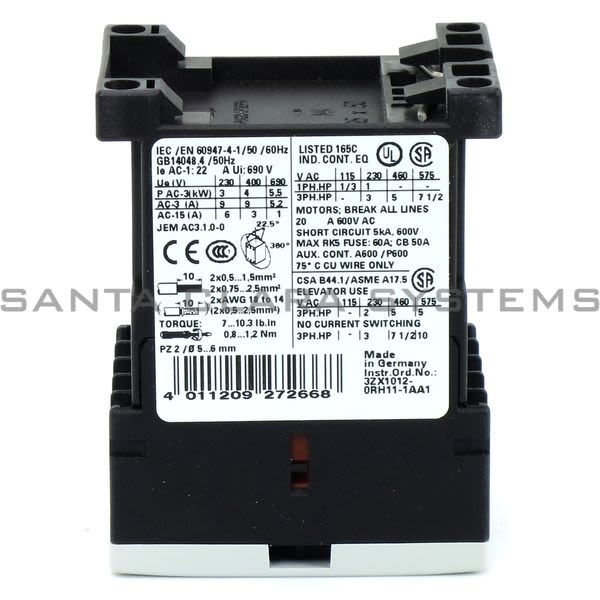 Siemens 3RT1016-1AF01 Contactor | Sirius | 3RT1016-1AF01 Product Image