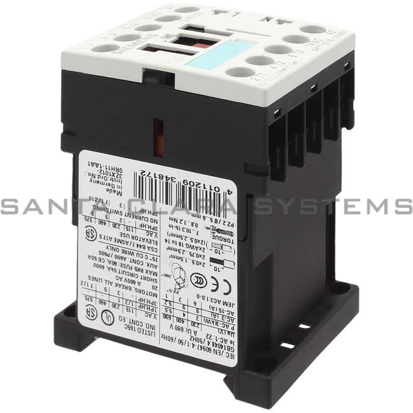Siemens 3RT1016-1AK61 Contactor Product Image