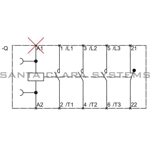 Siemens 3RT1017-1AB02 Control Product Image