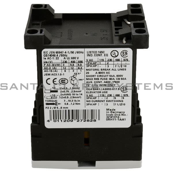Siemens 3RT1017-1AF01 Contactor Product Image