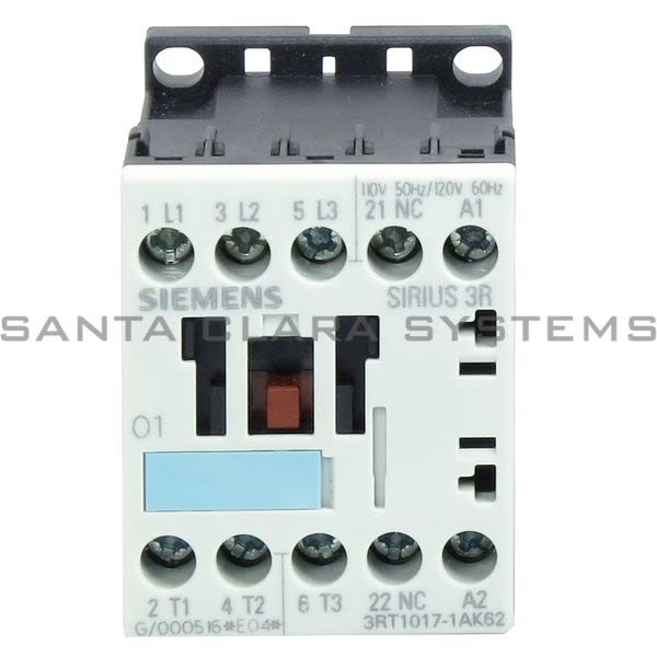 Siemens 3RT1017-1AK62 Contactor Product Image