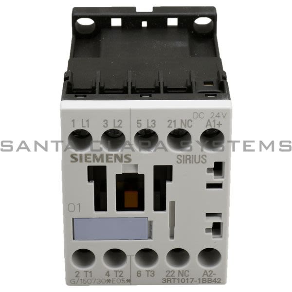 Siemens 3RT1017-1BB42 Contactor | Sirius | 3RT1017-1BB42 Product Image