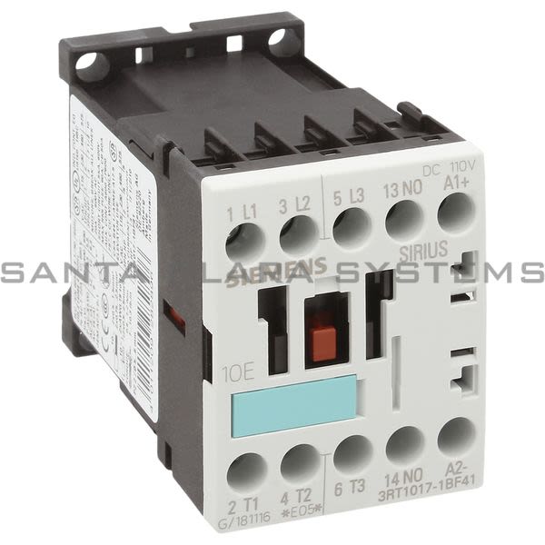 Siemens 3RT1017-1BF41 Contactor | Sirius | 3RT1017-1BF41 Product Image