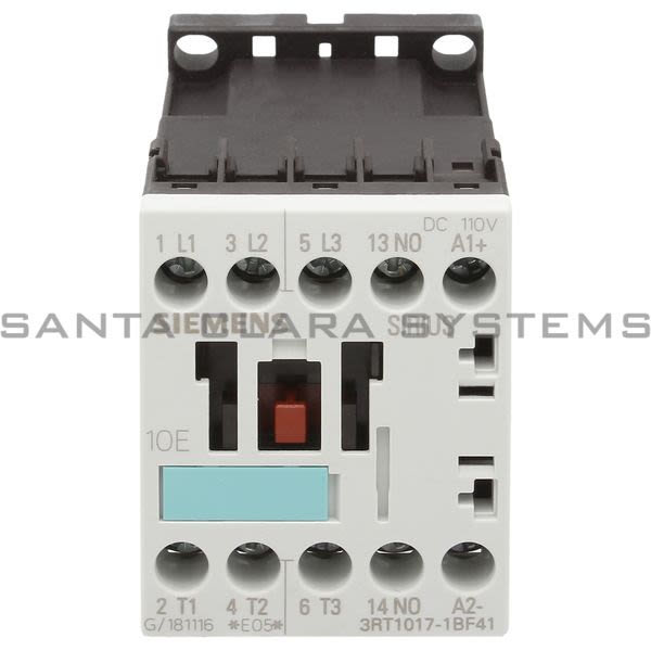 Siemens 3RT1017-1BF41 Contactor | Sirius | 3RT1017-1BF41 Product Image