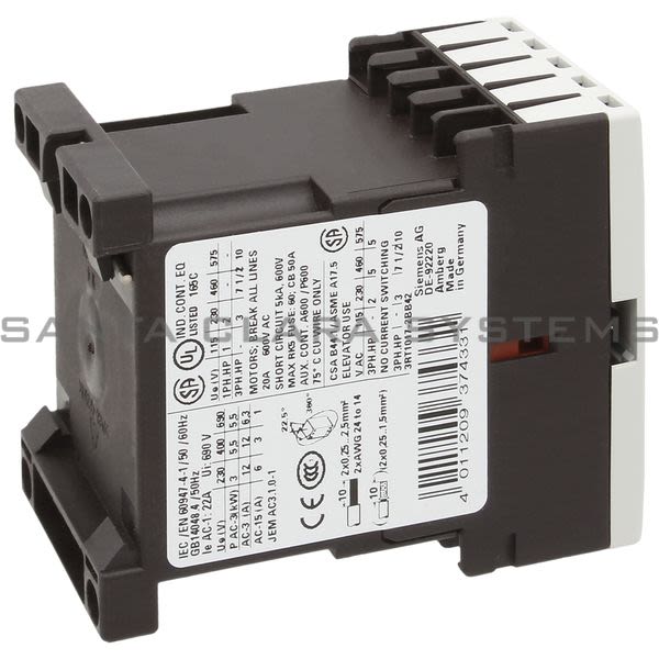 Siemens 3RT1017-2BB42 Contactor | Sirius | 3RT1017-2BB42 Product Image