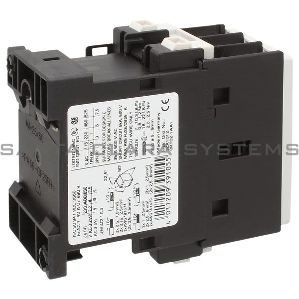 Siemens 3RT1023-1BW40 Contactor Product Image