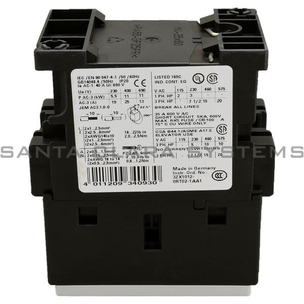 Siemens 3RT1026-1AK60 Contactor Product Image