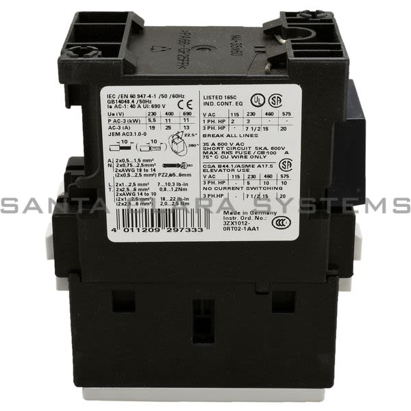 Siemens 3RT1026-1KB40 Contactor Product Image