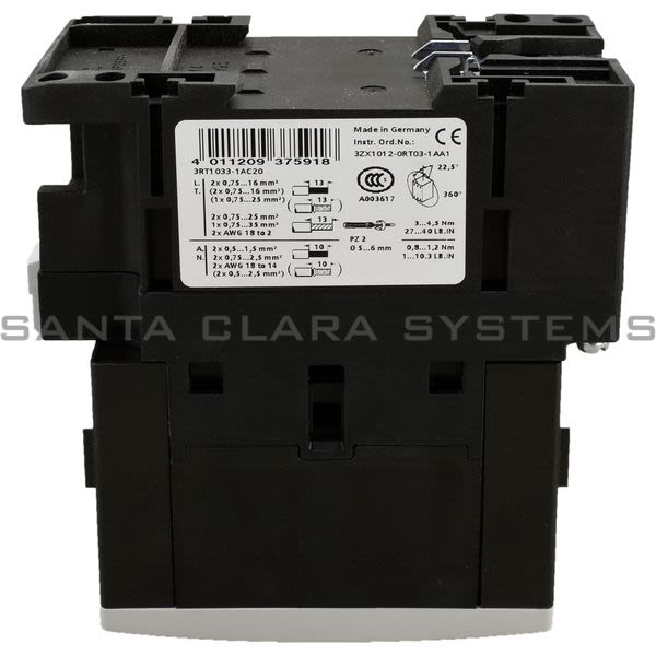 Siemens 3RT1033-1AC20 Contactor Product Image