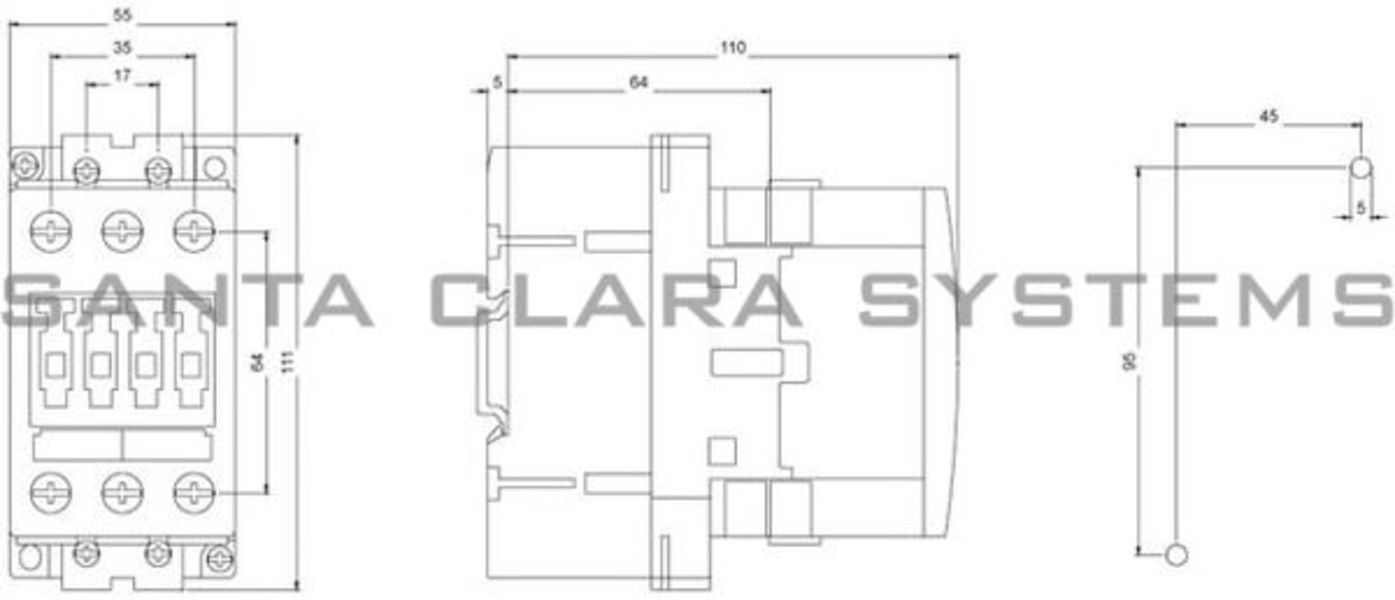 Siemens 3RT1033-1AV60 Contactor Product Image