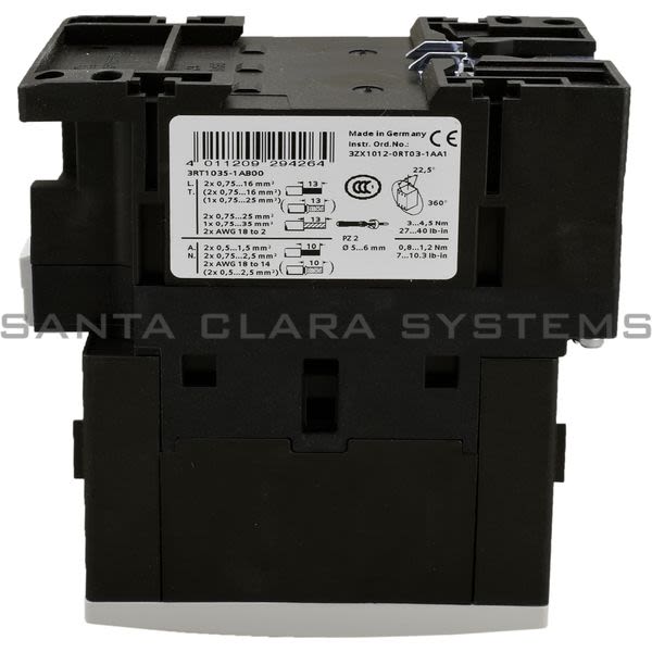 Siemens 3RT1035-1AB00 Contactor Product Image