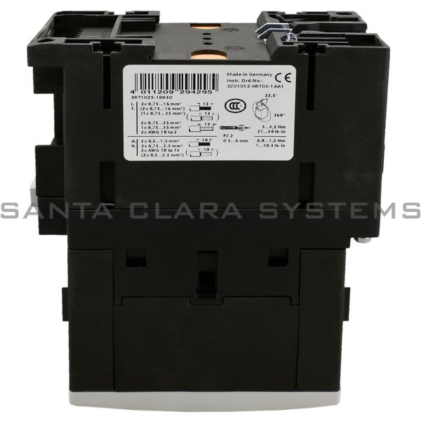Siemens 3RT1035-1BB40 Contactor Product Image