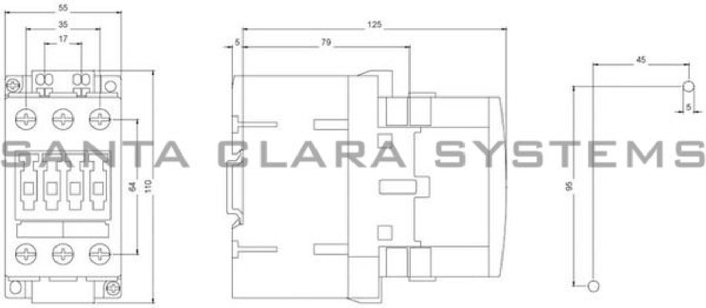 Siemens 3RT1035-3BB40 Contactor Product Image
