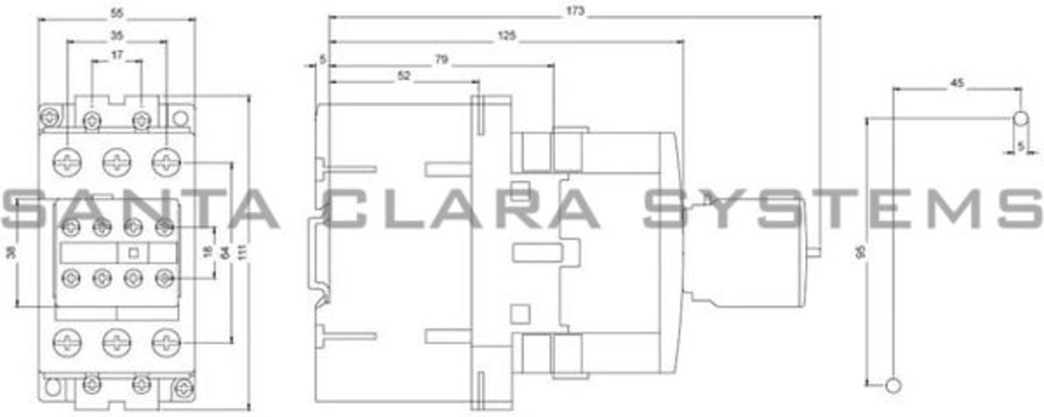 Siemens 3RT1036-1BB44 Contactor Product Image