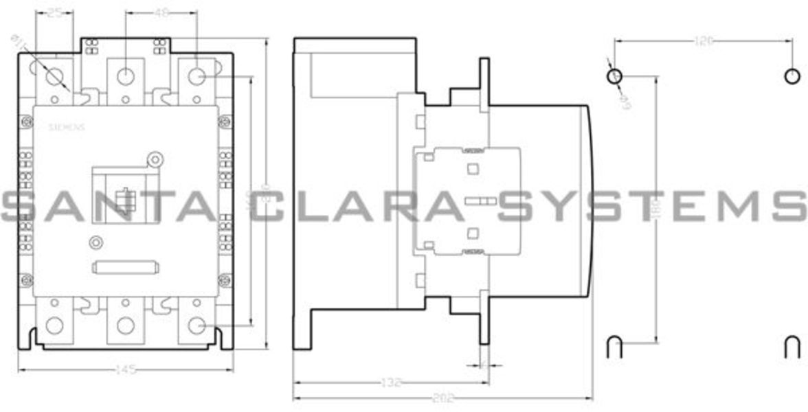 Siemens 3RT1066-2NF36 Contactor | Sirius | 3RT1066-2NF36 Product Image