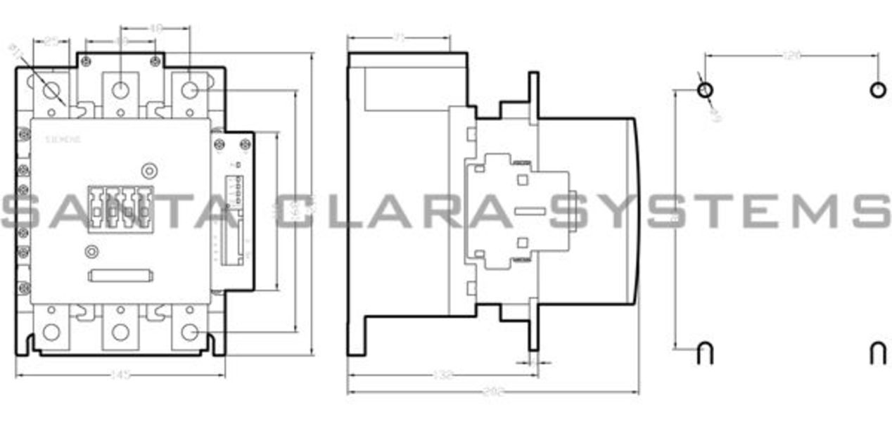 Siemens 3RT1066-6PP35 Contactor | Sirius | 3RT1066-6PP35 Product Image
