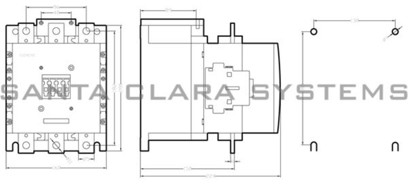 Siemens 3RT1076-6NF36 Contactor | Sirius | 3RT1076-6NF36 Product Image