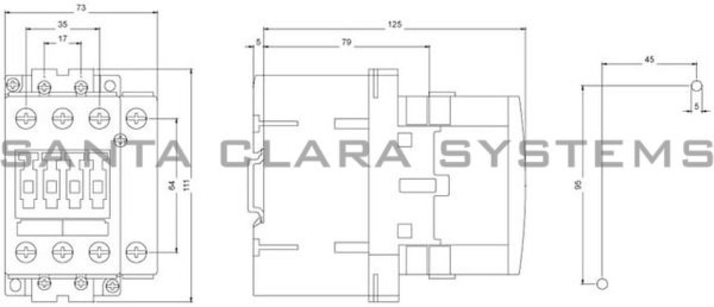 Siemens 3RT1336-1BB40 Contactor Product Image