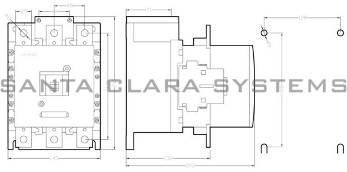 Siemens 3RT1466-6AP36 Contactor Product Image