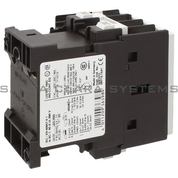 Siemens 3RT1526-1BB40 Contactor Product Image