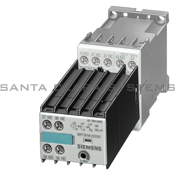 Siemens 3RT1916-2EC21 Time Delay Relay Product Image