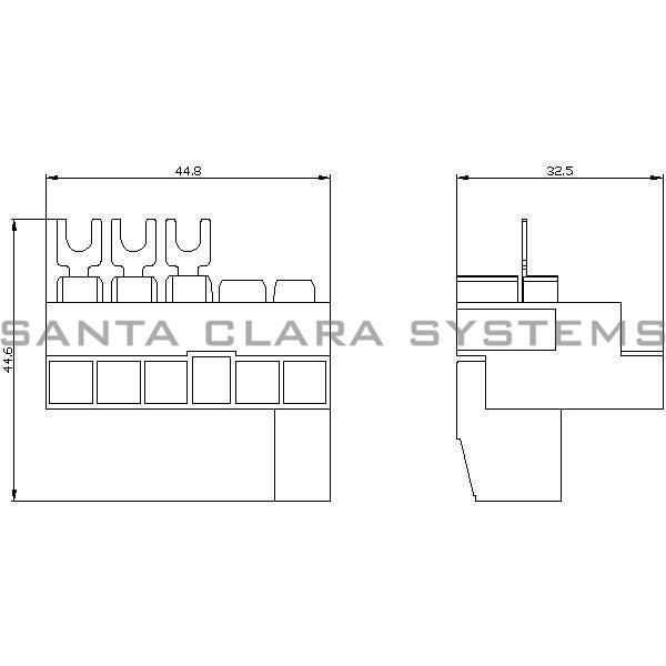 Siemens 3RT1916-4RD01 Connection Module | Sirius | 3RT1916-4RD01 Product Image