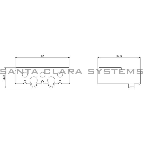 Siemens 3RT1946-4EA2 Terminal Cover | Sirius | 3RT1946-4EA2 Product Image