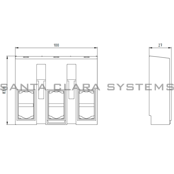 Siemens 3RT1955-4G Box Terminal Block Product Image