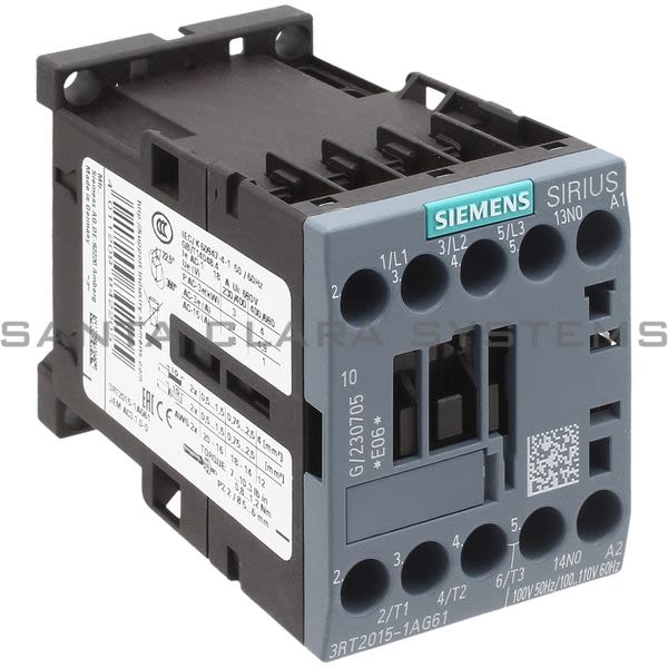 Siemens 3RT2015-1AG61 Contactor Product Image