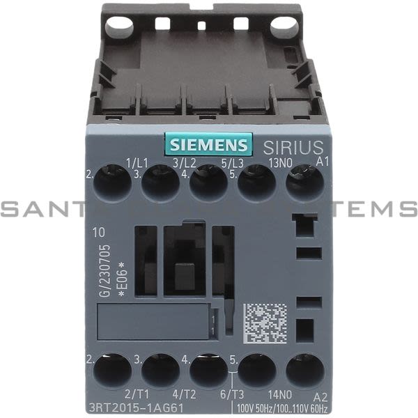 Siemens 3RT2015-1AG61 Contactor Product Image